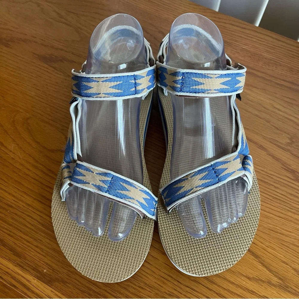 Teva Midform Universal Halcon Blue/Tan Sandal Size 8 - Picture 8 of 16